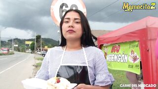 CarneDelMercado - Juliana Restrepo Big Booty Latina Colombiana Steamy Pick up and Fuck - MAMACITAZ