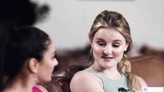 GirlsWay: Hot babysitter Sheena Ryder miss the door but she doesn't mind in the end on PornHD