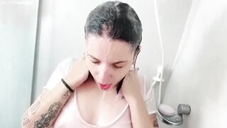 Wet & Messy BJ and Sex in the Shower