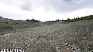 ADULT TIME - POV Hot Poly Wives take Turns Sucking Dick and Fucking in the Wilderness