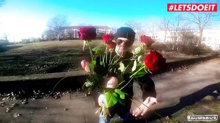 BumsBus - Valentines Day Backseat Fuck! Black Sophie Hot Austrian MILF Naughty Car Sex - LETSDOEIT
