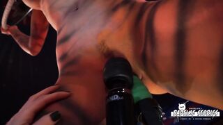 German babe leah obscure in bizzare bdsm