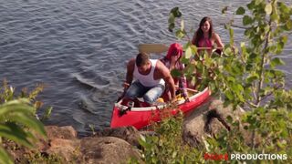 Sunny and Kendra camping fuck