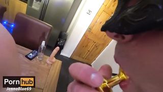 Kitchen cleaning maid turns into a cock sucking filthy anal whore PAWG ass