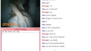 19 Year old Submissive Slut on Omegle