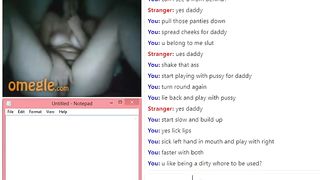 19 Year old Submissive Slut on Omegle