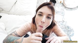DTFsluts - Tattooed Babe Ivy Lebelle Calls James Deen Over to Fuck Her