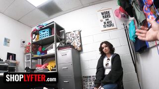 Shoplyfter - Big Assed Chubby Teen Gets Her Wet Pussy Fucked By Officer For Stealing Sunglasses