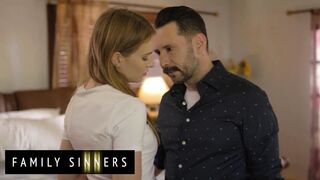 Family Sinners - Tommy Pistol Goes Home From Work & Finds Ashley Lane Masturbating In His Bed