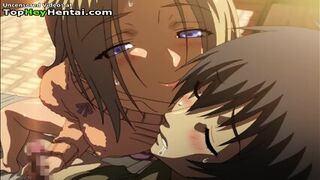 Hentai Guy Got Caught Masturbating By Busty Maid