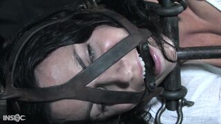 Submissive Shackled Slut Getting Bastinado