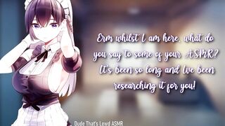 French Maid Comes Back For More... (ASMR) [Part 2]