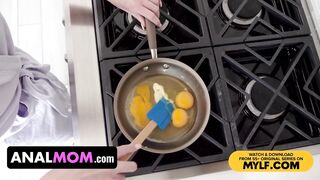 AnalMom - Horny Housewife Christiana Cinn Gets Her Butthole Stuffed And Drilled On The Countertop