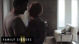 Family Sinners - Curvy housewife Helena Locke cucks her husband with Stepsons big dick