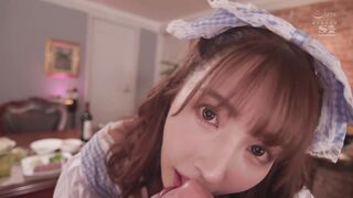 [English Subtitle] Blowjob Starts With A Kiss, Then Ball-Licking, Then Another Blowjob, And Finally Every Job Of Cum Sucked Dry, Followed By Another Semen-Savoring Kiss - My Very Own Blowjob Maid Yua Mikami