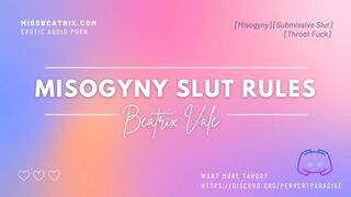 Misogyny Slut Rules [Erotic Audio for Men] [Misogyny]
