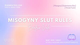 Misogyny Slut Rules [Erotic Audio for Men] [Misogyny]