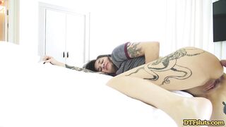 DTFsluts - Tattooed Teen Luna Lovely Likes it Rough