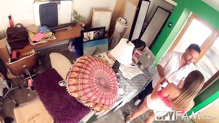 Stepdad's mancave opening ceremony turns sexual!