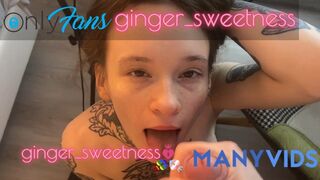 redhead schoolgirl teen loves sucking classmate after school