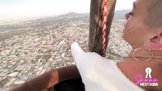 Sammmnextdoor Date Night #05 - Passionate sunrise sex (she swallows) over pyramids in an air balloon