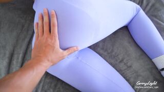 Step Son Caught Step Mom Masturbating and helped her to Cum Quick CarryLight MILF