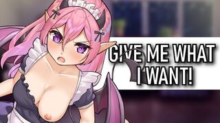 Your Succubus Maid DEMANDS Her Paycheck in CUM