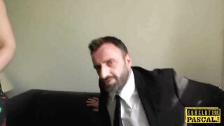 British Spex Slut Spanked Into Submission