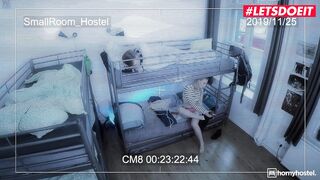 HORNYHOSTEL - Instagram Model Jenny Wild Fucks Her Horny Roommate Full Video