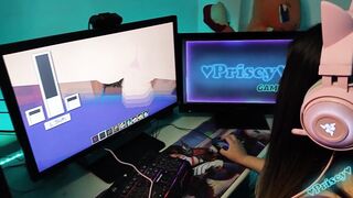 Descubrí que PRISCY está jugando ¿MINECRAFT?... -Priscy Games