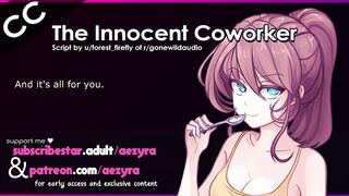 Innocent Coworker - Erotic ASMR audio roleplay