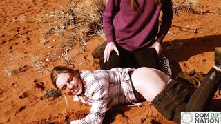 Filthy Rimjob, Piss, And Spit For Bondage Sluts