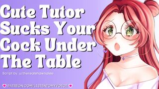 Cute Nerdy Girl Helps You Study With Her Mouth & Throat [College] [Blowjob ASMR] [Submissive Slut]