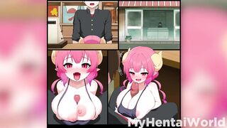 Kobayashi-san Chi no Maid Dragon Ilulu Hentai Animation Compilation 3