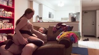 Surprising my voluptuous vixen the sexy maid in the kitchen