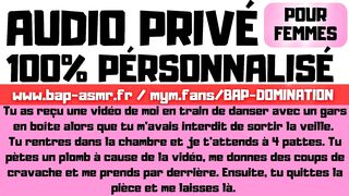 Une femme soumise m'a demandé un audio privé personnalisé.[ Audio Porno Français ]