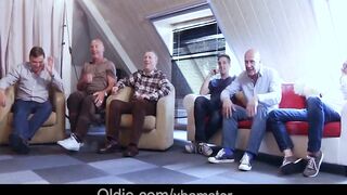 Satisfying Teenie Screwed By 6 Outdated Gentlemen Within A Die Hard Gangbang - Channel A