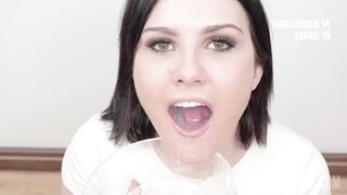 PremiumBukkake - Deborah Lapiedra swallows 68 huge mouthful cumshots
