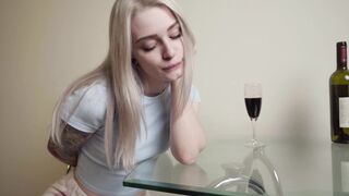 I wanted to kick my roommate out of the house, but I gave it in the ass