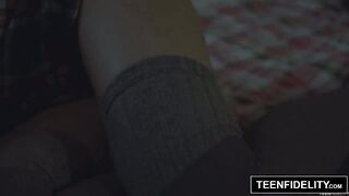 Step-Dad Creampies Blindfolded Shyla Ryder