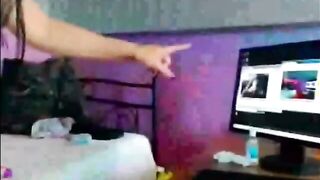 Camgirl Masturbates Pussy In All Positions