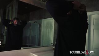 TOUGHLOVEX Asian teen Jade Kush receives a SeXorcism