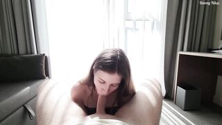 [POV] Bunny Nika - Passionate And Sensual Blowjob & Cum Swallow