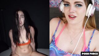 Carly Rae Summers Reacts to ROUGH POWER FUCK MAKES HER BRAIN MELT - PF Porn R...