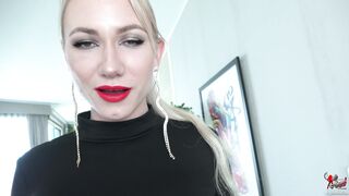 Pantyhose Blonde Deepthroats Before Her Pretty Feet Get Cummed - Desert Angel