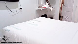 Young amateur couple in Hotel Room