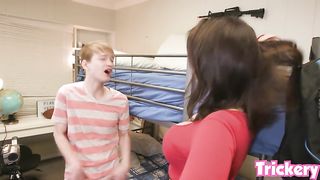 Cheeky bugger alex tricks ivy labelle into having sex