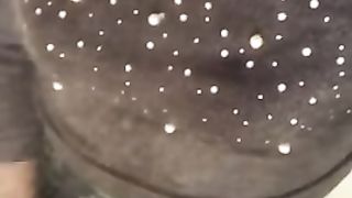 Sluttiest man whore wear girlfriend’s bra and shirt with squirming orgasm