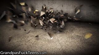Old Man fucks Teen Blondie