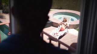 Tiny blonde Teen fucks her Step-Bro to keep her tattoo